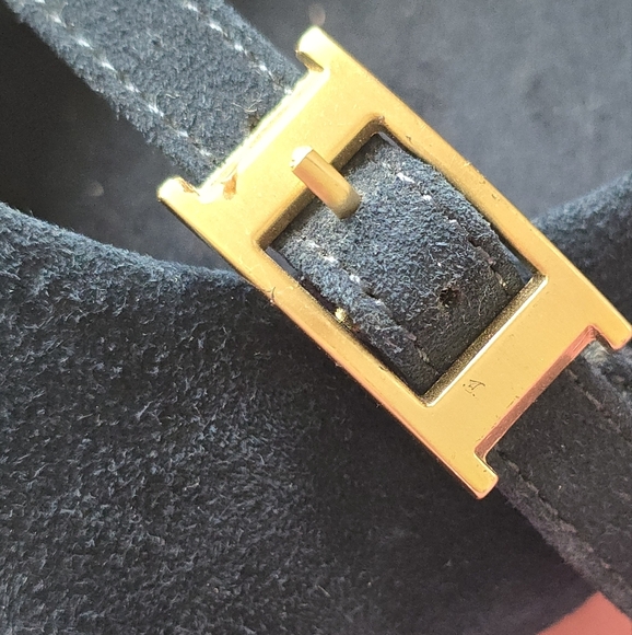 Bella-Vita Blue Suede Flats 8 Wide - Picture 8 of 8